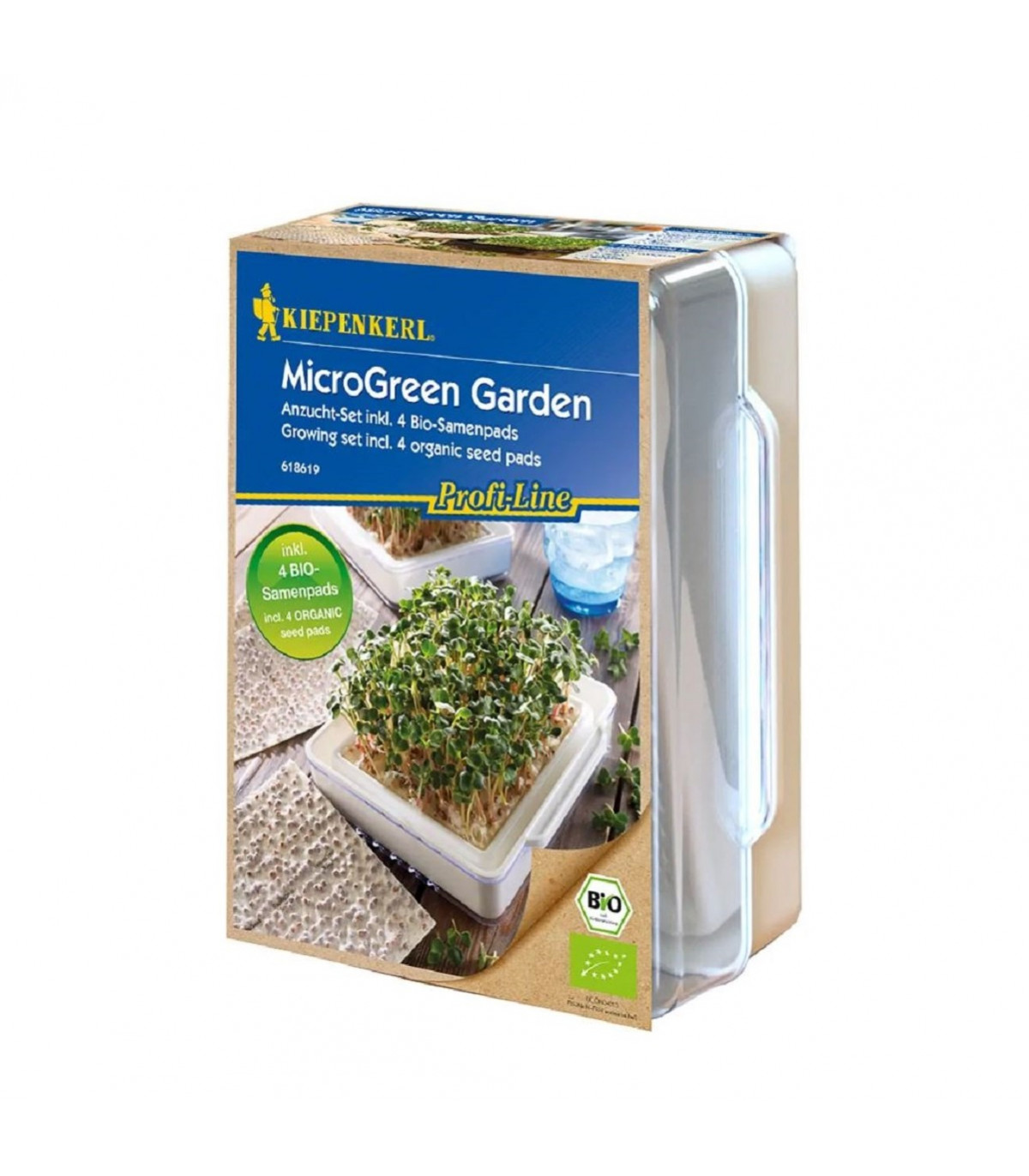 Microgreen garden - mikrozelenina - startovací sada včetně 4 plátů - 1 ks