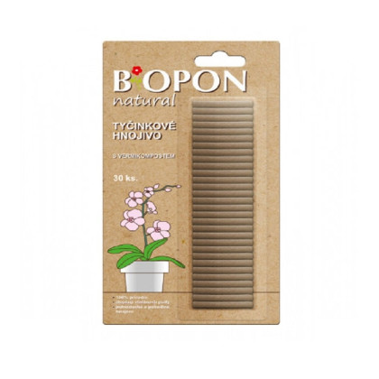 Hnojivo s vermikompostem - BoPon - přírodní tyčinkové hnojivo - 30 ks