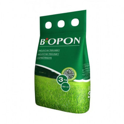 Hnojivo na zaplevelený trávník - Bopon - granulované hnojivo - 3 kg