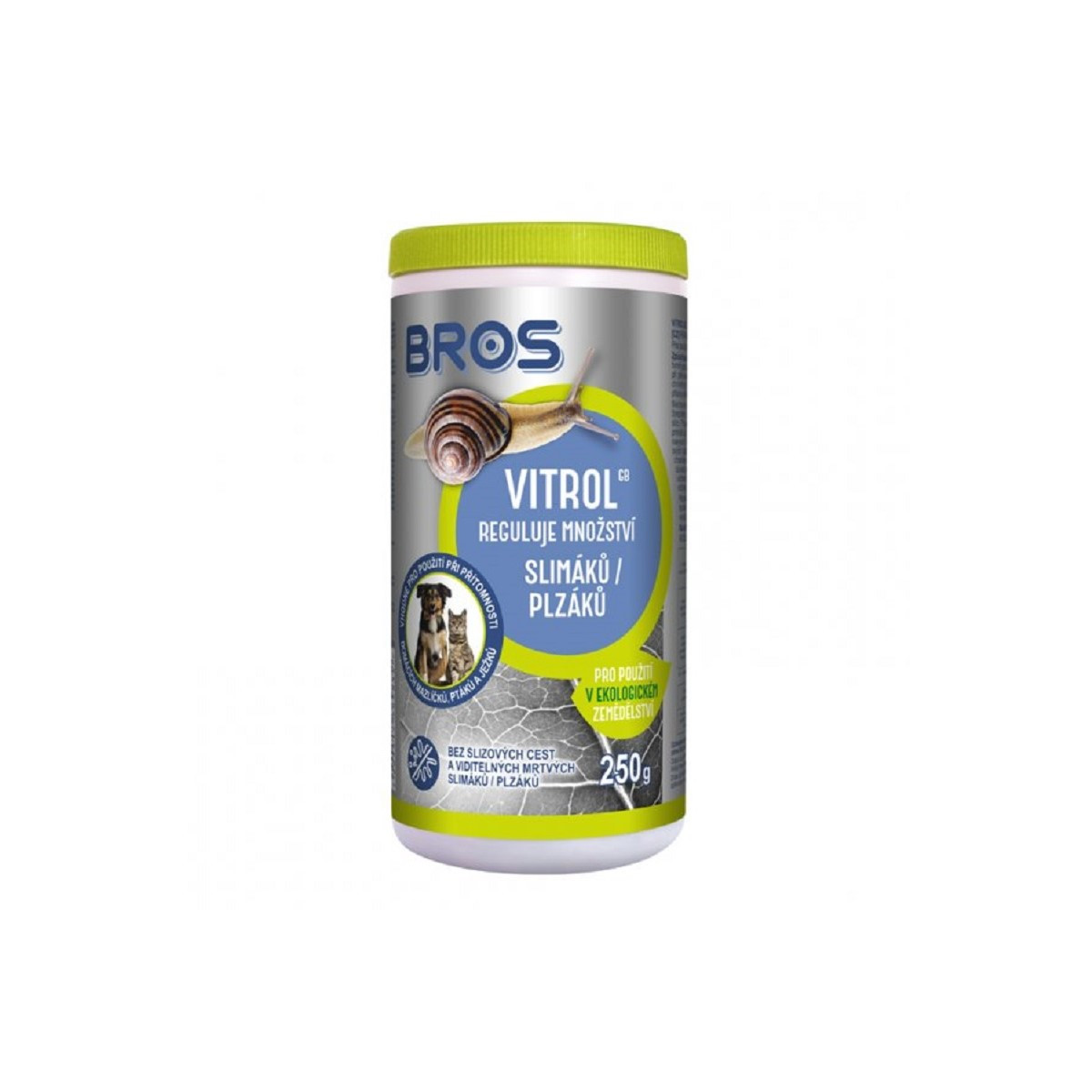 Bros - Vitrol GB - Nohel - ochrana proti slimákům - 250 g