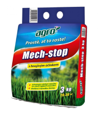 Hnojivo na trávník Mech Stop - Agro - pevné hnojivo - 3 kg