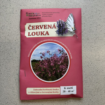 Červená louka červánková - osivo Planta Naturalis - směs lučních květin a trav - 40 g