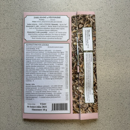 Kopretinová louka - osivo Planta Naturalis - směs lučních květin a trav - 10 g
