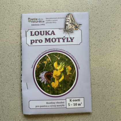 Louka pro motýly - osivo Planta Naturalis - směs lučních květin a trav - 10 g
