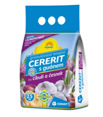 Cererit s guánem CIBULE, ČESNEK - Forestina - pevné hnojivo - 2,5 kg