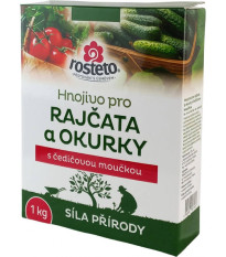 Hnojivo s čedičovou moučkou - rajčata a okurky - Rosteto - práškové hnojivo - 1 kg