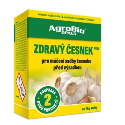 Zdravý česnek NEW - přípravek pro máčení sadby - AgroBio - 10 g + 50 ml